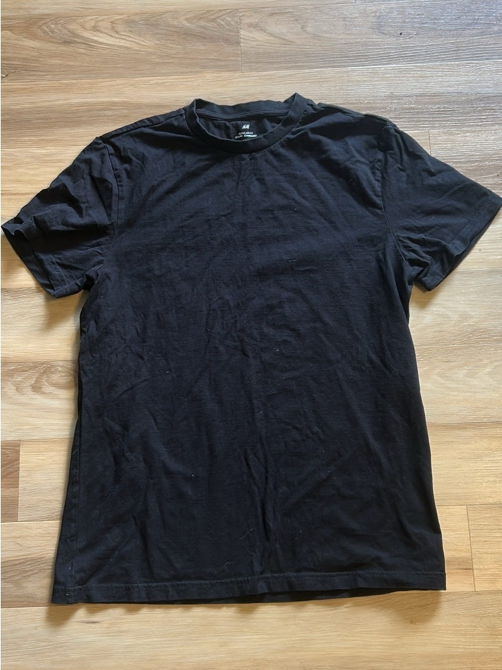 H&M Black Short Sleeve Crew Neck Tee
